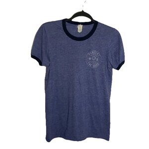 Panic! At The Disco Golden Days Blue T-Shirt Womens S Ringer Tee Emo 2000s